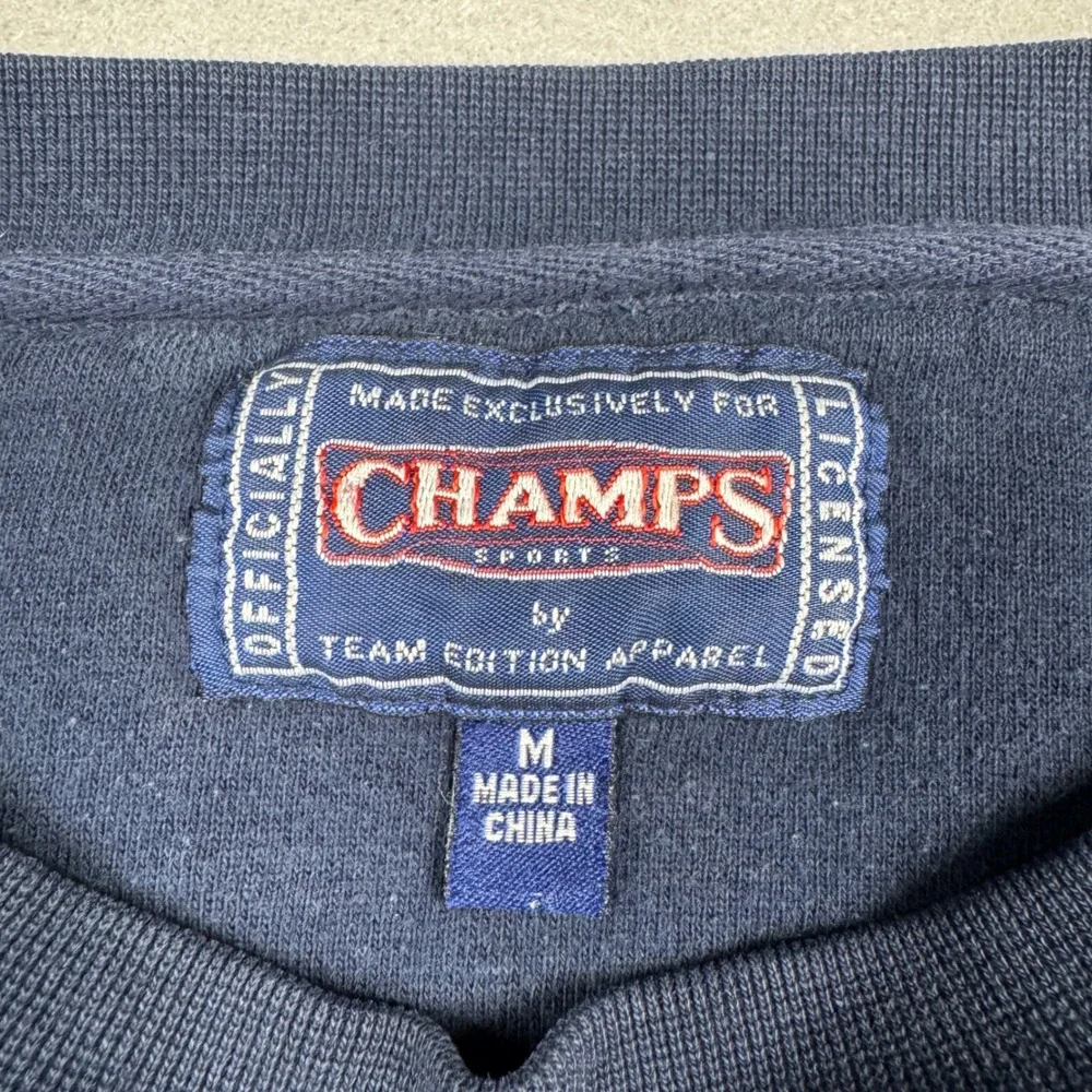 Vintage Champs Michigan Wolverines Sweatshirt Mens Medium Navy Blue Crewneck M - Picture 3 of 8